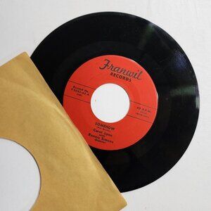 Carol Lynn - Somehow & I'm As Lucky As I Can Be Vintage 45RPM Vinyl RARE DISC